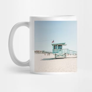 Santa Monica Beach, California Mug